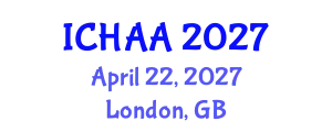 International Conference on Healthy and Active Aging (ICHAA) April 22, 2027 - London, United Kingdom