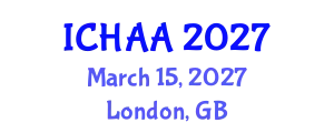 International Conference on Healthy and Active Aging (ICHAA) March 15, 2027 - London, United Kingdom