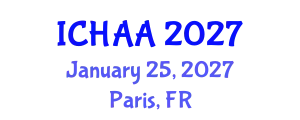 International Conference on Healthy and Active Aging (ICHAA) January 25, 2027 - Paris, France