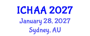 International Conference on Healthy and Active Aging (ICHAA) January 28, 2027 - Sydney, Australia