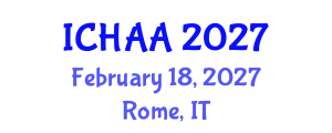 International Conference on Healthy and Active Aging (ICHAA) February 18, 2027 - Rome, Italy