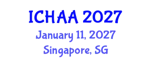 International Conference on Healthy and Active Aging (ICHAA) January 11, 2027 - Singapore, Singapore