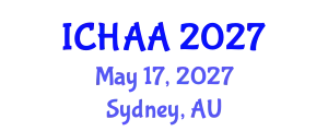 International Conference on Healthy and Active Aging (ICHAA) May 17, 2027 - Sydney, Australia