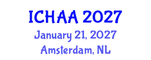 International Conference on Healthy and Active Aging (ICHAA) January 21, 2027 - Amsterdam, Netherlands