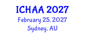 International Conference on Healthy and Active Aging (ICHAA) February 25, 2027 - Sydney, Australia