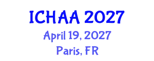 International Conference on Healthy and Active Aging (ICHAA) April 19, 2027 - Paris, France