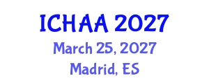International Conference on Healthy and Active Aging (ICHAA) March 25, 2027 - Madrid, Spain