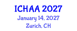 International Conference on Healthy and Active Aging (ICHAA) January 14, 2027 - Zurich, Switzerland