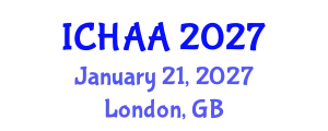 International Conference on Healthy and Active Aging (ICHAA) January 21, 2027 - London, United Kingdom