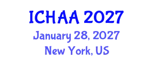 International Conference on Healthy and Active Aging (ICHAA) January 28, 2027 - New York, United States
