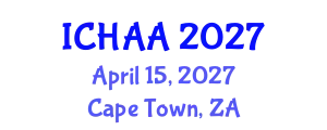 International Conference on Healthy and Active Aging (ICHAA) April 15, 2027 - Cape Town, South Africa