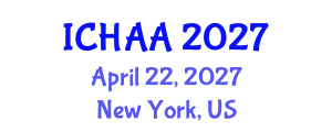 International Conference on Healthy and Active Aging (ICHAA) April 22, 2027 - New York, United States