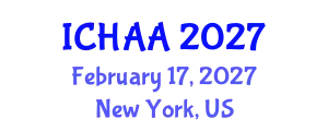 International Conference on Healthy and Active Aging (ICHAA) February 17, 2027 - New York, United States