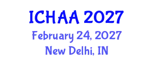 International Conference on Healthy and Active Aging (ICHAA) February 24, 2027 - New Delhi, India