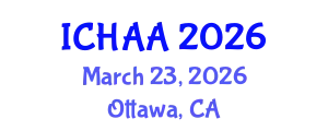 International Conference on Healthy and Active Aging (ICHAA) March 23, 2026 - Ottawa, Canada