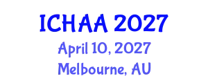 International Conference on Healthy and Active Aging (ICHAA) April 10, 2027 - Melbourne, Australia