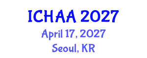 International Conference on Healthy and Active Aging (ICHAA) April 17, 2027 - Seoul, Republic of Korea
