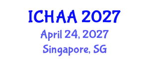International Conference on Healthy and Active Aging (ICHAA) April 24, 2027 - Singapore, Singapore