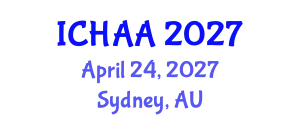 International Conference on Healthy and Active Aging (ICHAA) April 24, 2027 - Sydney, Australia