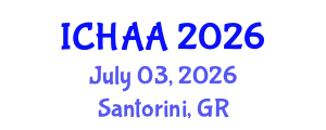 International Conference on Healthy and Active Aging (ICHAA) July 03, 2026 - Santorini, Greece