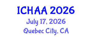 International Conference on Healthy and Active Aging (ICHAA) July 17, 2026 - Quebec City, Canada