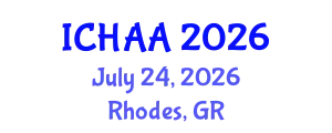 International Conference on Healthy and Active Aging (ICHAA) July 24, 2026 - Rhodes, Greece
