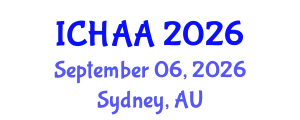 International Conference on Healthy and Active Aging (ICHAA) September 06, 2026 - Sydney, Australia
