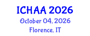 International Conference on Healthy and Active Aging (ICHAA) October 04, 2026 - Florence, Italy