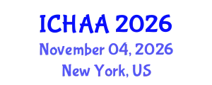 International Conference on Healthy and Active Aging (ICHAA) November 04, 2026 - New York, United States