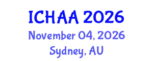 International Conference on Healthy and Active Aging (ICHAA) November 04, 2026 - Sydney, Australia