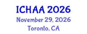 International Conference on Healthy and Active Aging (ICHAA) November 29, 2026 - Toronto, Canada