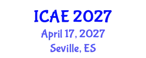 International Conference on Architecture Environment (ICAE) April 17, 2027 - Seville, Spain
