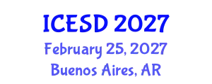International Conference on Education, Sustainability and Development (ICESD) February 25, 2027 - Buenos Aires, Argentina