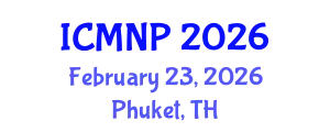 International Conference on Marine Natural Products (ICMNP) February 23, 2026 - Phuket, Thailand