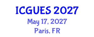 International Conference on Geography, Urban and Environmental Studies (ICGUES) May 17, 2027 - Paris, France