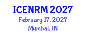 International Conference on Environment and Natural Resources Management (ICENRM) February 17, 2027 - Mumbai, India