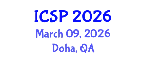 International Conference on Solar Power (ICSP) March 09, 2026 - Doha, Qatar