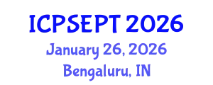 International Conference on Photovoltaic Solar Energy and Power Technology (ICPSEPT) January 26, 2026 - Bengaluru, India