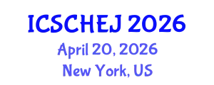 International Conference on Sustainable Communities, Health and Environmental Justice (ICSCHEJ) April 20, 2026 - New York, United States
