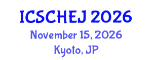 International Conference on Sustainable Communities, Health and Environmental Justice (ICSCHEJ) November 15, 2026 - Kyoto, Japan