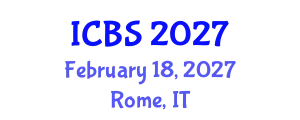 International Conference on Biomedical Sciences (ICBS) February 18, 2027 - Rome, Italy