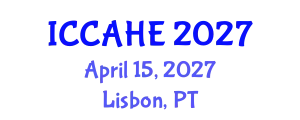 International Conference on Civil, Architectural and Hydraulic Engineering (ICCAHE) April 15, 2027 - Lisbon, Portugal