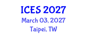 International Conference on Education Studies (ICES) March 03, 2027 - Taipei, Taiwan