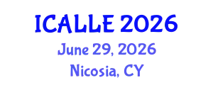International Conference on Applied Linguistics and Language Education (ICALLE) June 29, 2026 - Nicosia, Cyprus
