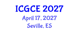 International Conference on Green Chemistry and Environment (ICGCE) April 17, 2027 - Seville, Spain