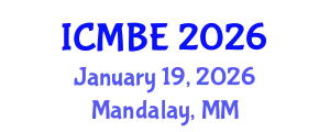 International Conference on Molecular Biology and Evolution (ICMBE) January 19, 2026 - Mandalay, Myanmar