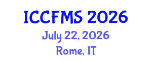 International Conference on Cinema, Film and Media Studies (ICCFMS) July 22, 2026 - Rome, Italy