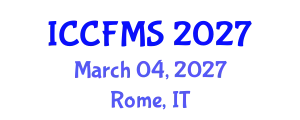 International Conference on Cinema, Film and Media Studies (ICCFMS) March 04, 2027 - Rome, Italy