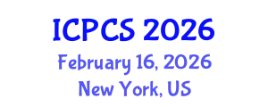 International Conference on Political and Cultural Studies (ICPCS) February 16, 2026 - New York, United States