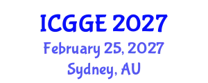 International Conference on Geotechnical and Geoenvironmental Engineering (ICGGE) February 25, 2027 - Sydney, Australia
